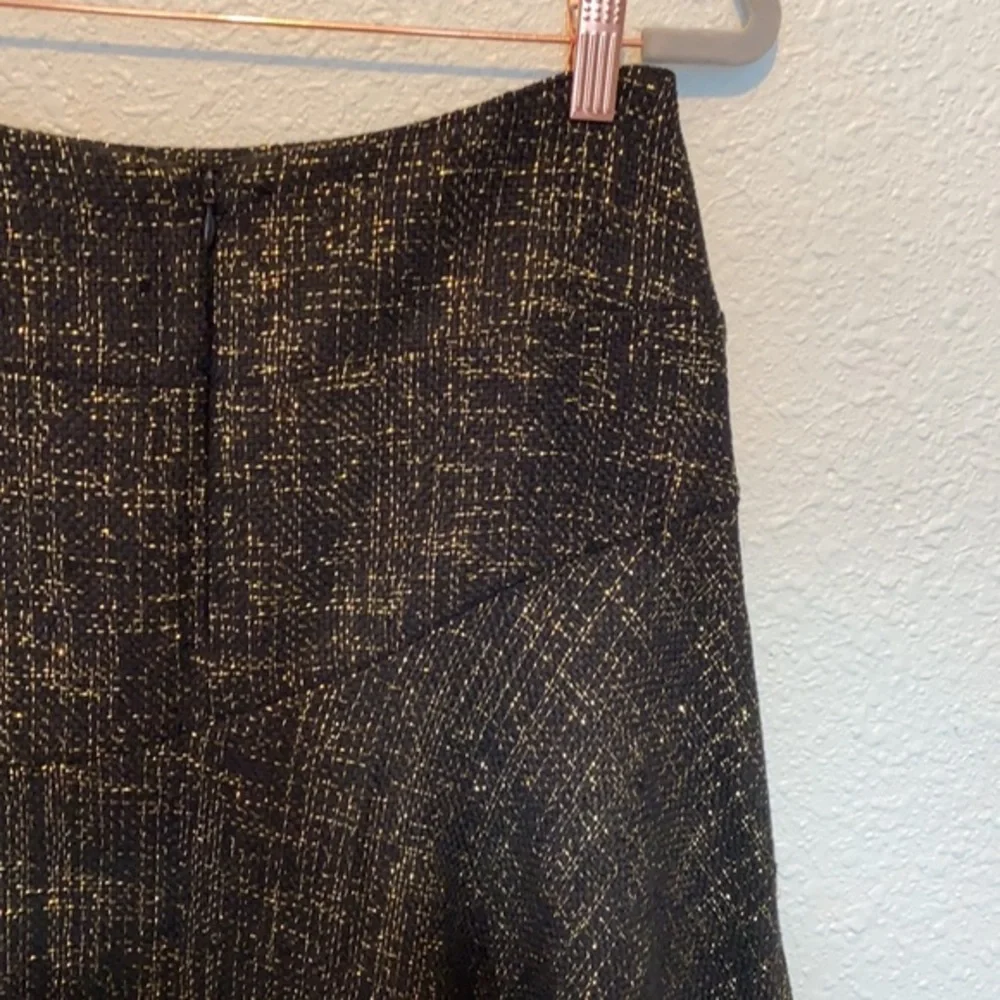 💜💜 Lena Medoyeff Black Silk Skirt Size XS
